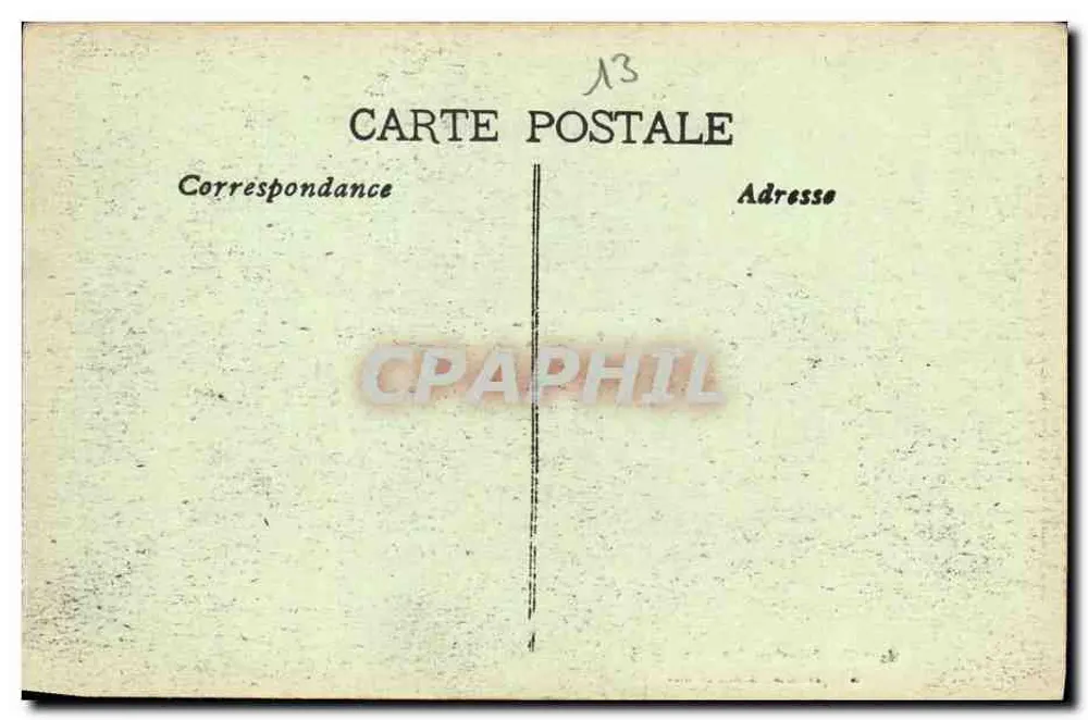 Marseille, Kolonialausstellung. 1922 — Westafrika, der See — Verlag nicht sichtbar - Rückseite