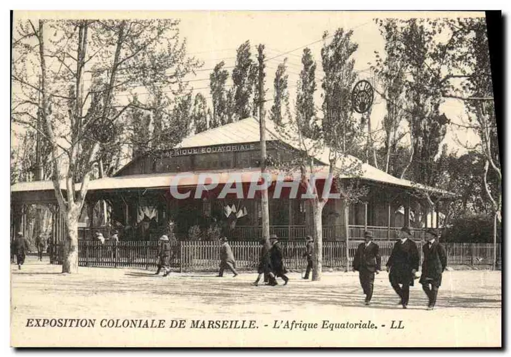 África Equatorial — Exposição Colonial de Marselha — LL - Frente
