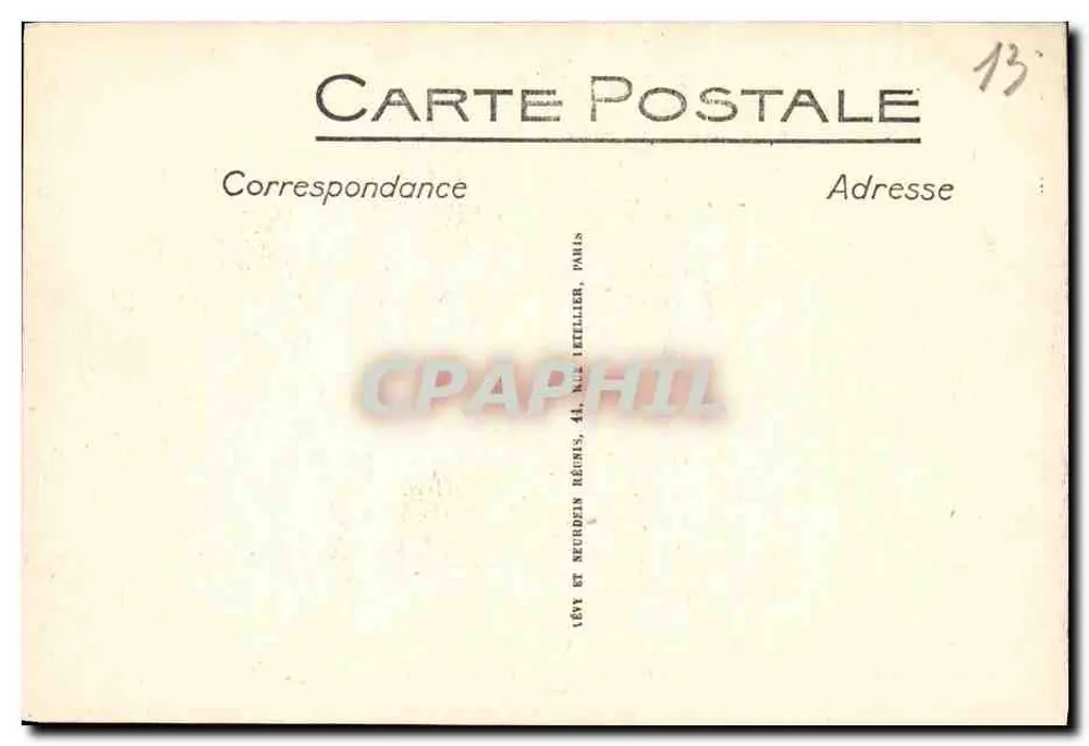 África Equatorial — Exposição Colonial de Marselha — LL - Verso