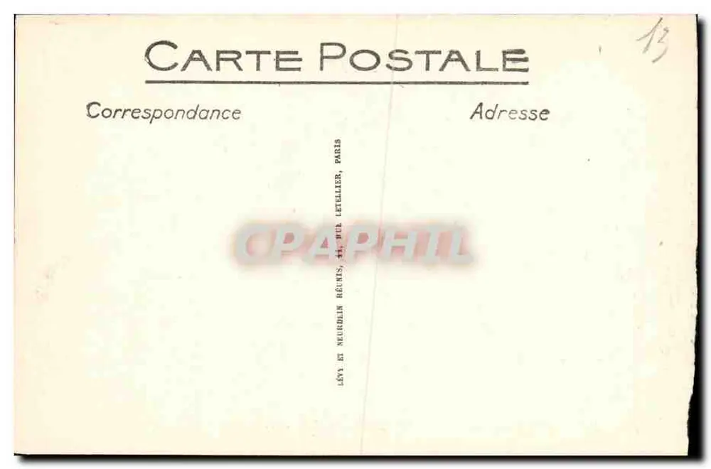 Annamitisch dorp — Koloniale tentoonstelling van Marseille — LL - Achterkant