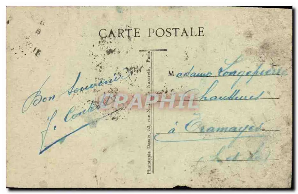 Chalon-sur-Saône — Petit Creusot — Edição P. O. - Verso