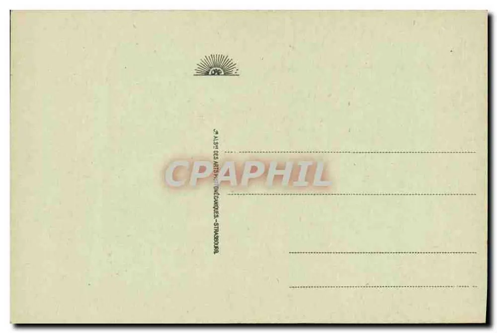 Colmar - Casa Fleischau — editor Albert Des Arts, Strasbourg, n°97 - Verso