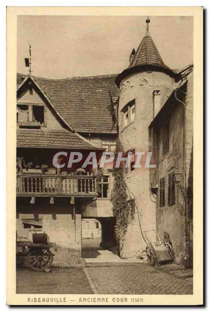 Ribeauvillé — Antiga Cour (1567) — Editor Braun & Cie, Dornach - Frente