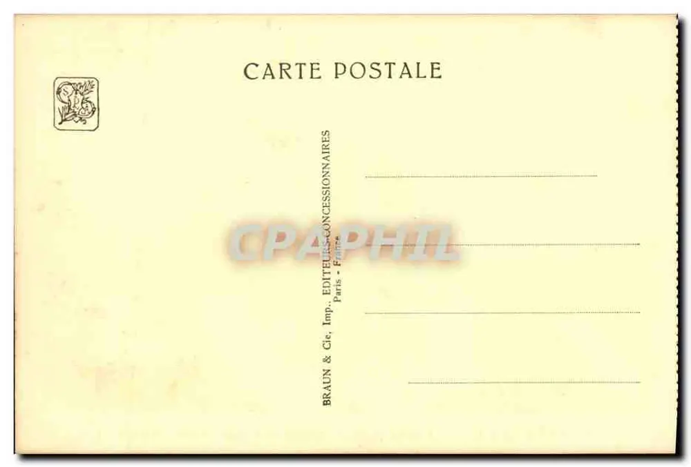 Pavillon von Annam — Internationale Kolonialausstellung — Paris 1931 - Rückseite