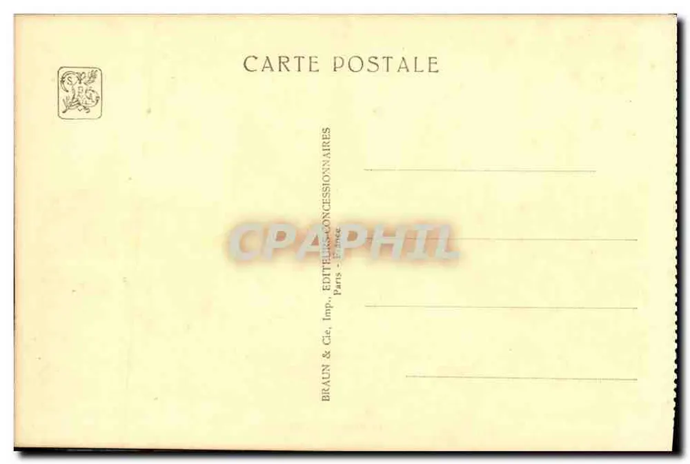 Internationale Kolonialausstellung — Paris 1934 — Grande Avenue des Colonies — Verlag Braun & Cie, n° 247 - Rückseite