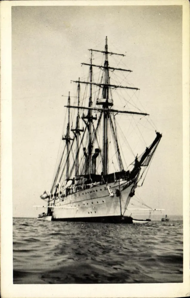 Segelschiff — unbekannter Verlag — datiert um 1935 - Vorderseite