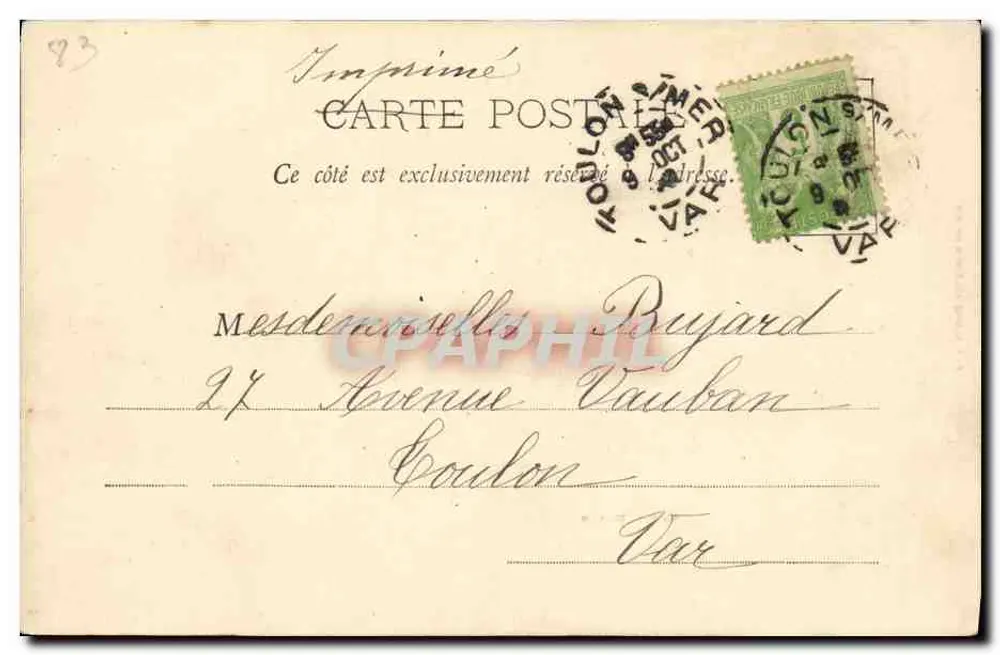Canot Major — Poitou-mer — Fot. A. Bougault - Verso