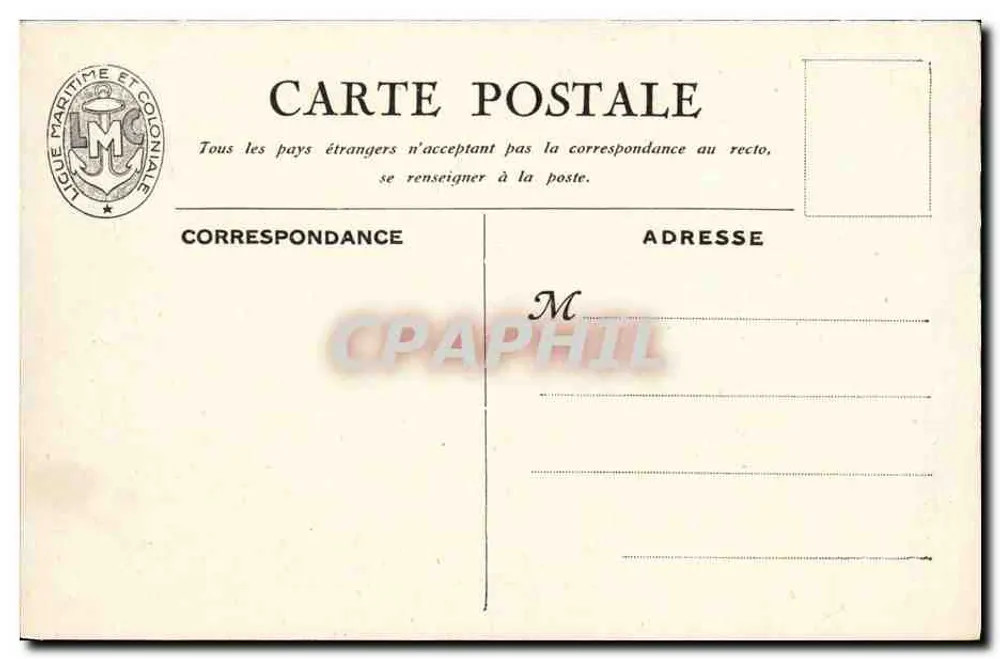 Die Guépratte-Abteilung bei den Dardanellen — Verlag L. Chambrelien et C° - Paris - Rückseite