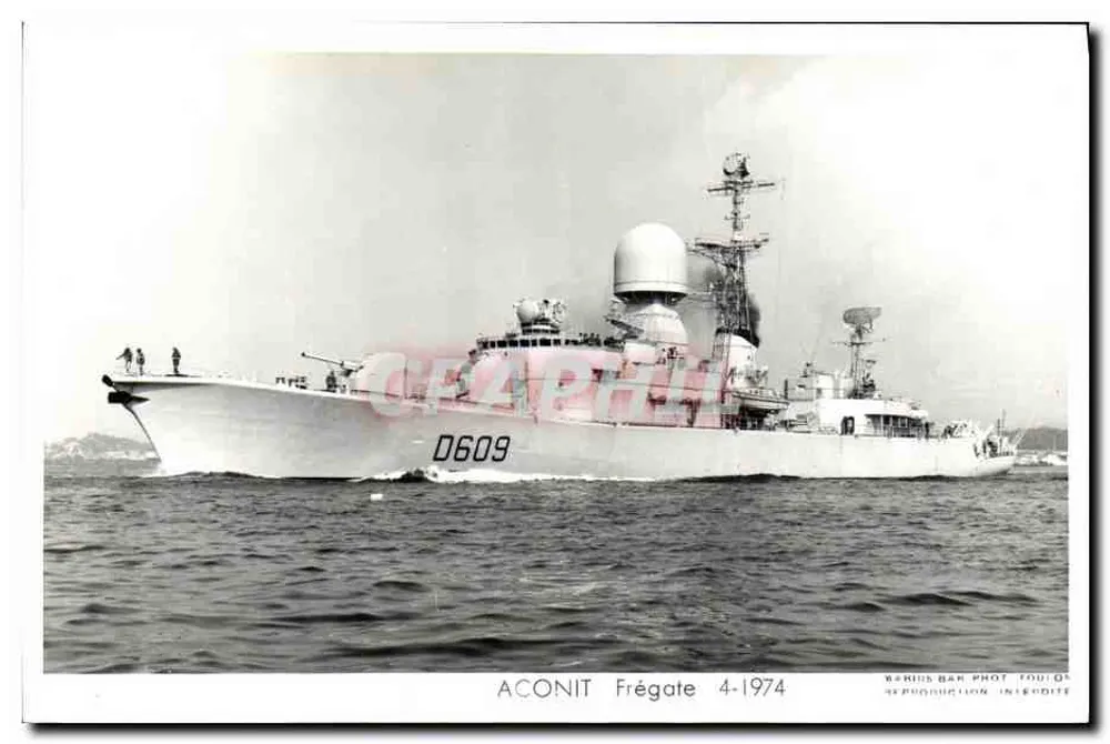 Fragata ACONIT — 4-1974 — Marius BAR - Frente