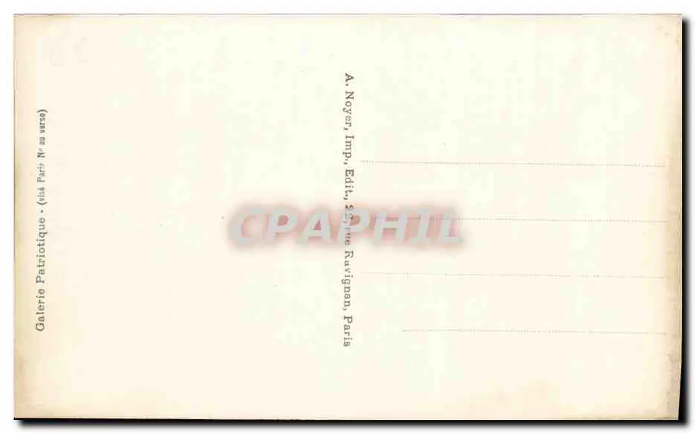 H.M.S. Dreadnought AJAX — navio de guerra britânico — editor A.N. Paris, n° 578 - Verso