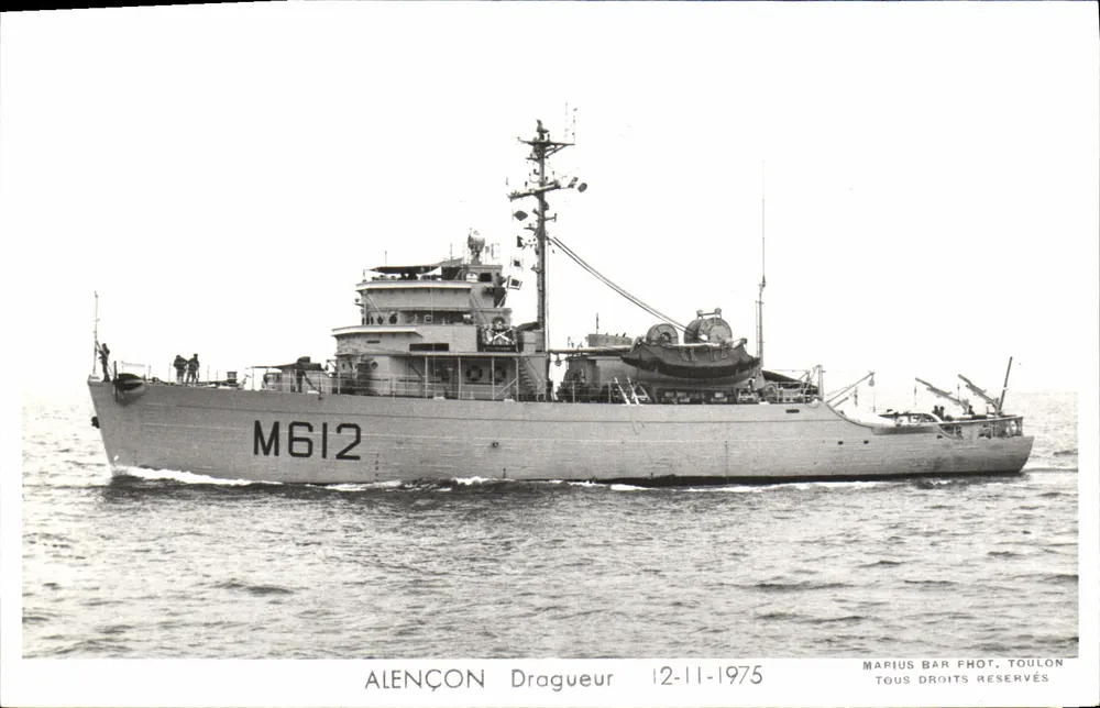 Alençon — Dragador M612 — Marius Bar, Toulon - Frente