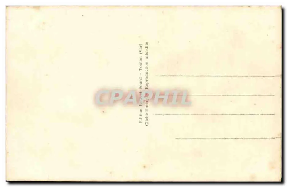 Croiseur "Algérie" — 223 — Édition Bénavit-Sourd, Toulon (Var) - Verso
