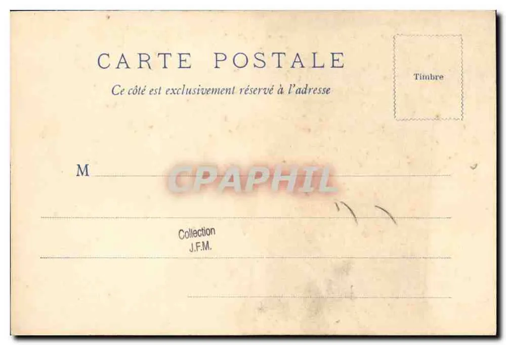 Küstenkreuzer der Garde — Typ Valmy — Französischer Marinendepot, Bordeaux — N° 6 - Rückseite