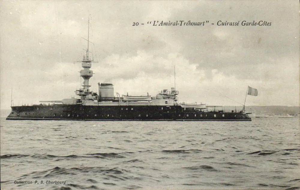 Der Admiral-Trébouart — Küstenwache-Kreuzer — Sammlung P. B. Cherbourg - Vorderseite
