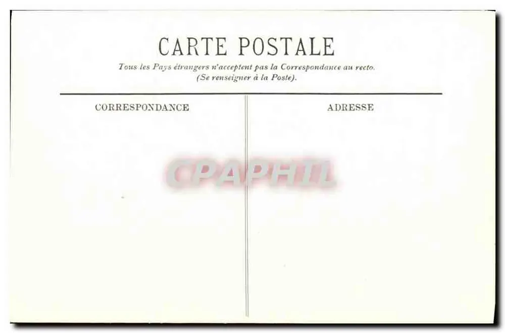 L'Amiral Tréhouart — Panzerküstenwache — A. Bougault, n° 520 - Rückseite