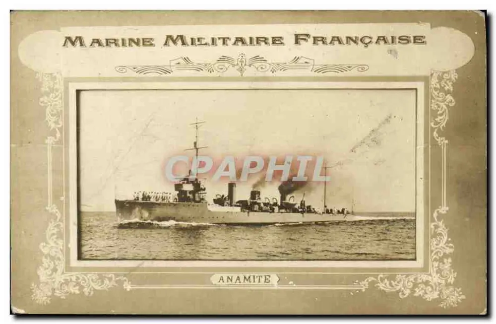 Anamite — Detail der französischen Marine - Vorderseite