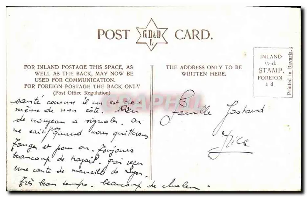 H.M.S. Apollo — Cruiser de Segunda Classe — G.D.&D. Ltd. - Verso