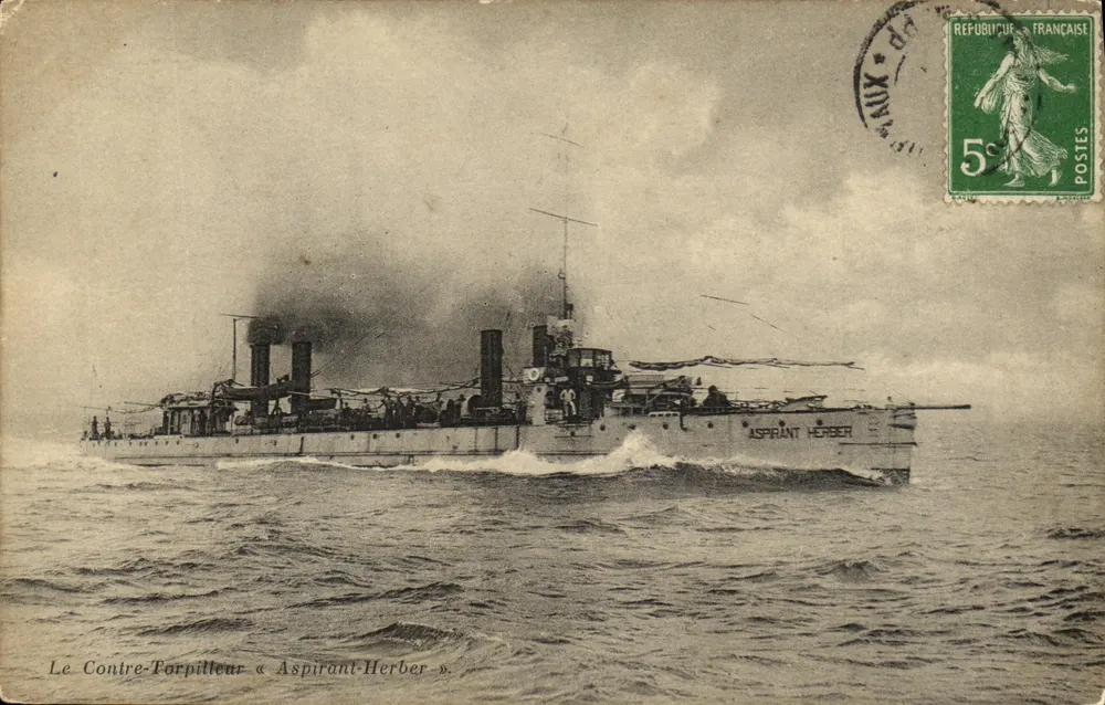 Der Torpedoboot 'Aspirant-Herber' — unbekannter Verlag, Seriennummer nicht sichtbar - Vorderseite