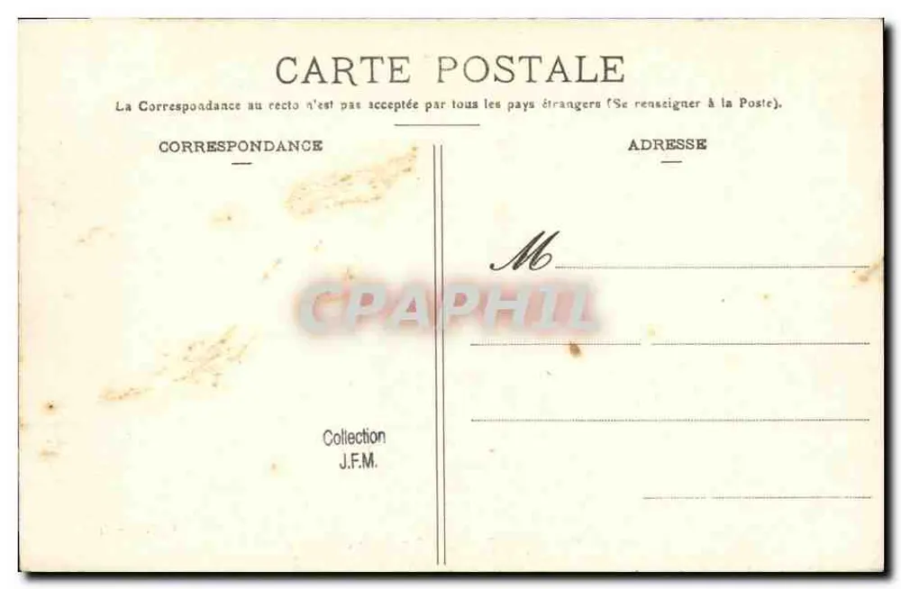 Le Bellier — Flottentorpedoboot — A. Bougault n°444 - Rückseite