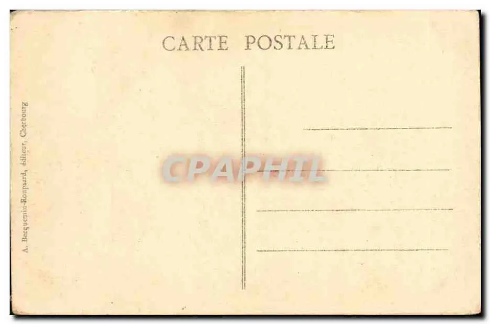 Cherbourg - Der Torpedoboot "Boulonnais" - Rückseite