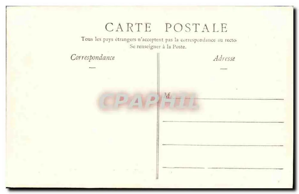 Cherbourg — Le Bouvines, Küstenwache-Kreuzer — Sammlung P. B., Cherbourg - Rückseite