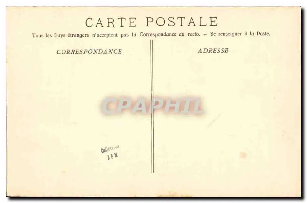 Le Bouvines — Panzerkreuzer — A. Bougault n°514 - Rückseite