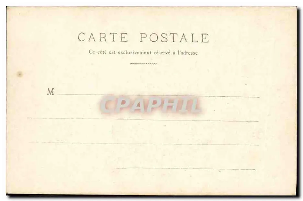 Bouvines, Corte de madeira blindada — Edição Levet et C°, Toulon, n° 202 - Verso