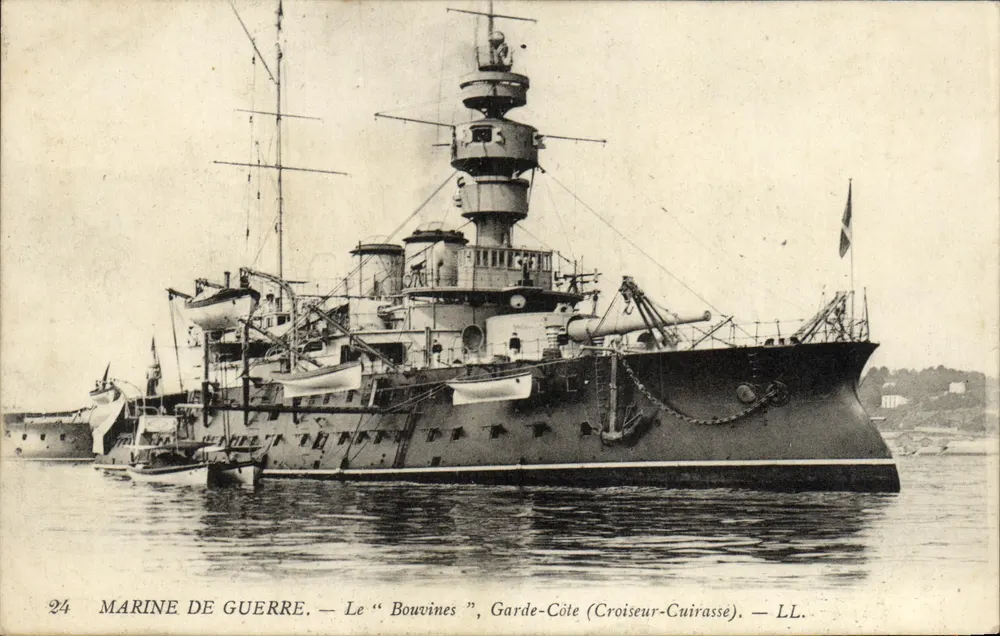 Das "Bouvines", Küstenwache (Panzerschiff) — LL. — Marine - Vorderseite