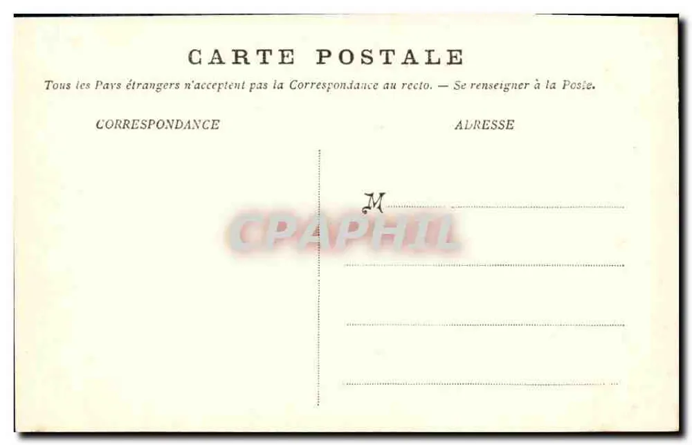 Le Bruix — Kreuzer der französischen Marine — Ausgabe Maison Nattil, Cherbourg - Rückseite