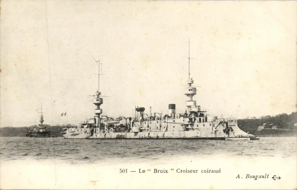 Der "Bruix" Panzerkreuzer — A. Bougault, Nr. 501 - Vorderseite