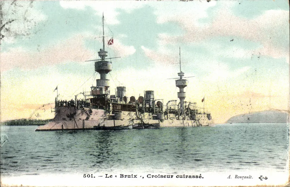 Le « Bruix », Croiseur cuirassé — A. Bougault, n° 501 - Vorderseite
