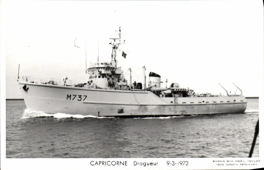 CAPRICORNE Dragueur — M737 — Marius BAR, Toulon - Voorkant