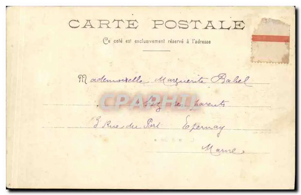 Navio militar Carlo Alberto — Edição Leyot et C° — número de série não visível - Verso