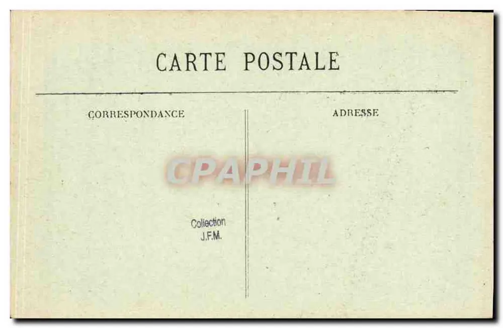 Cuirassé « CARNOT » — Navio militar no cais — Coleção C.J. - Verso