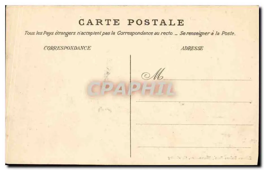 Le Carnot — Kreuzer der Französischen Marine — Edition Maison Ratti, Cherbourg - Rückseite