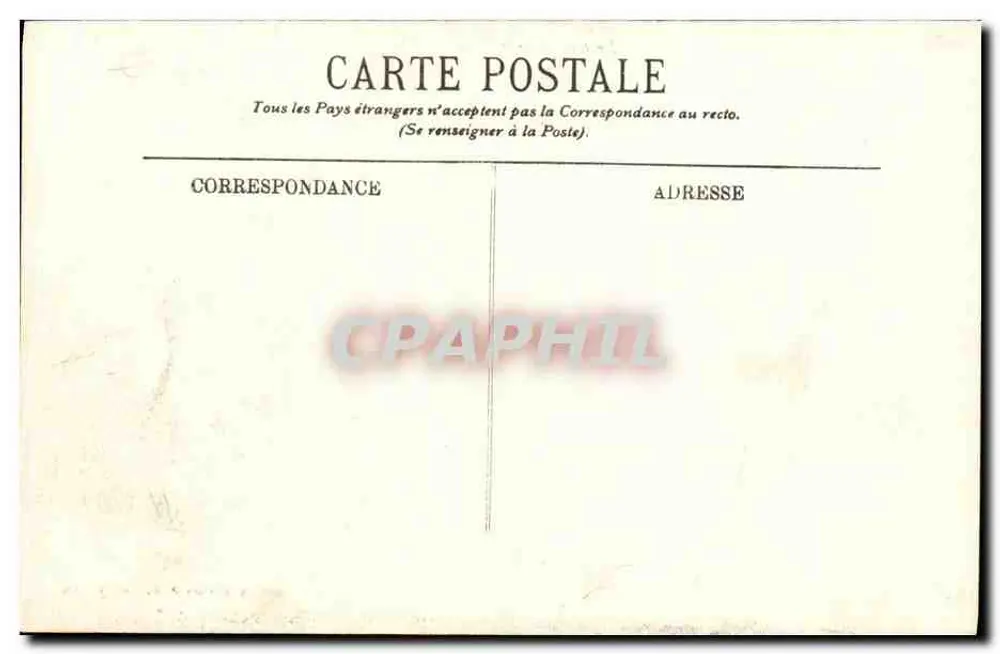 O Cruiser "Cassard" — Coleção P. B. Cherbourg - Verso