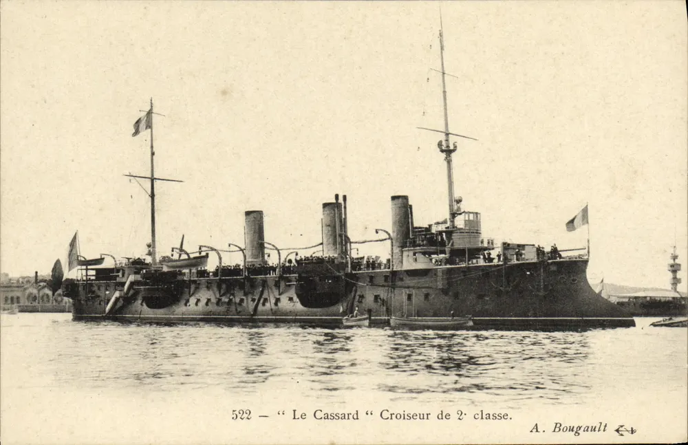 Le Cassard — Kreuzer der 2. Klasse — A. Bougault n°522 - Vorderseite