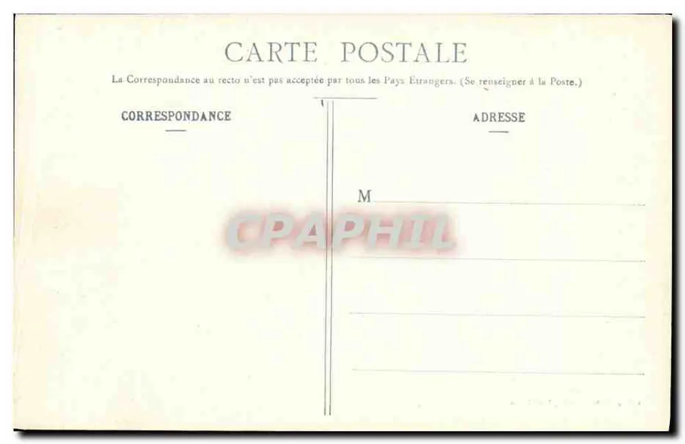 Cassini, aviso-torpilleur — Port-Louis — Coleção H. Laurent, n° 484 - Verso