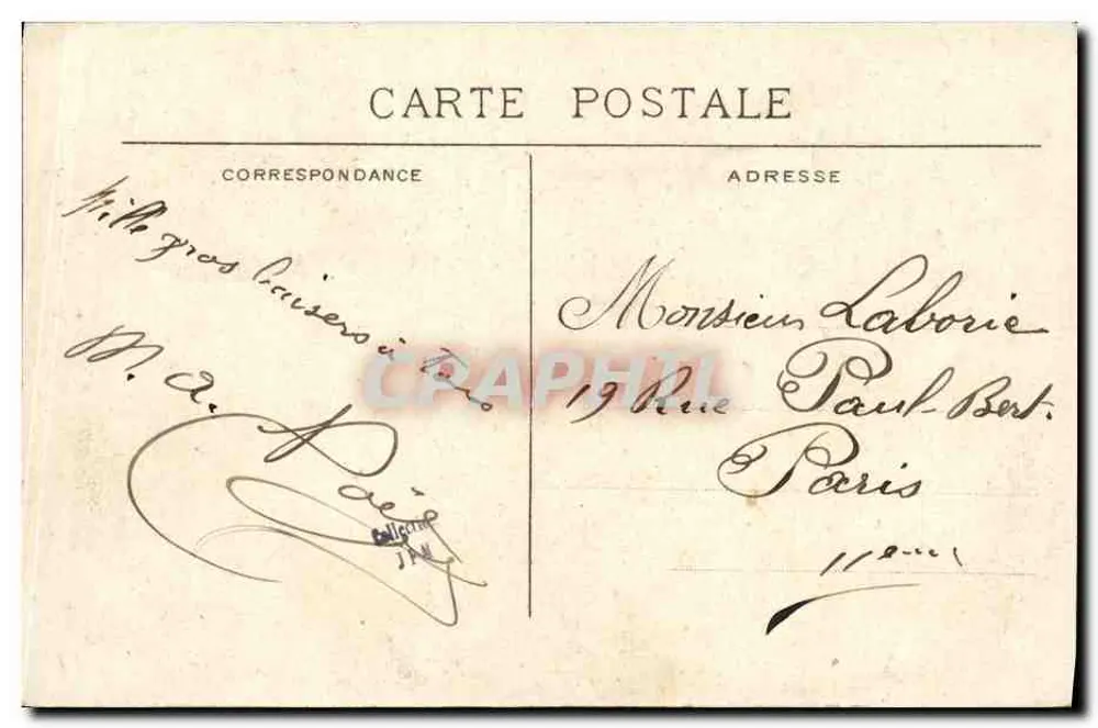 Internationale Seeschau von Bordeaux — Das "Cassini" — Delloy Verlag, 202, rue Ste-Catherine, Bx - Rückseite