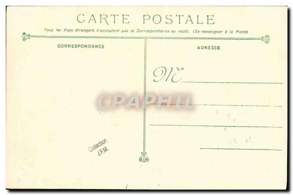 Charlemagne — Französisches Kriegsschiff während der Manöver — Verlag: J. P. B. & Cie, Nr. 199 - Rückseite