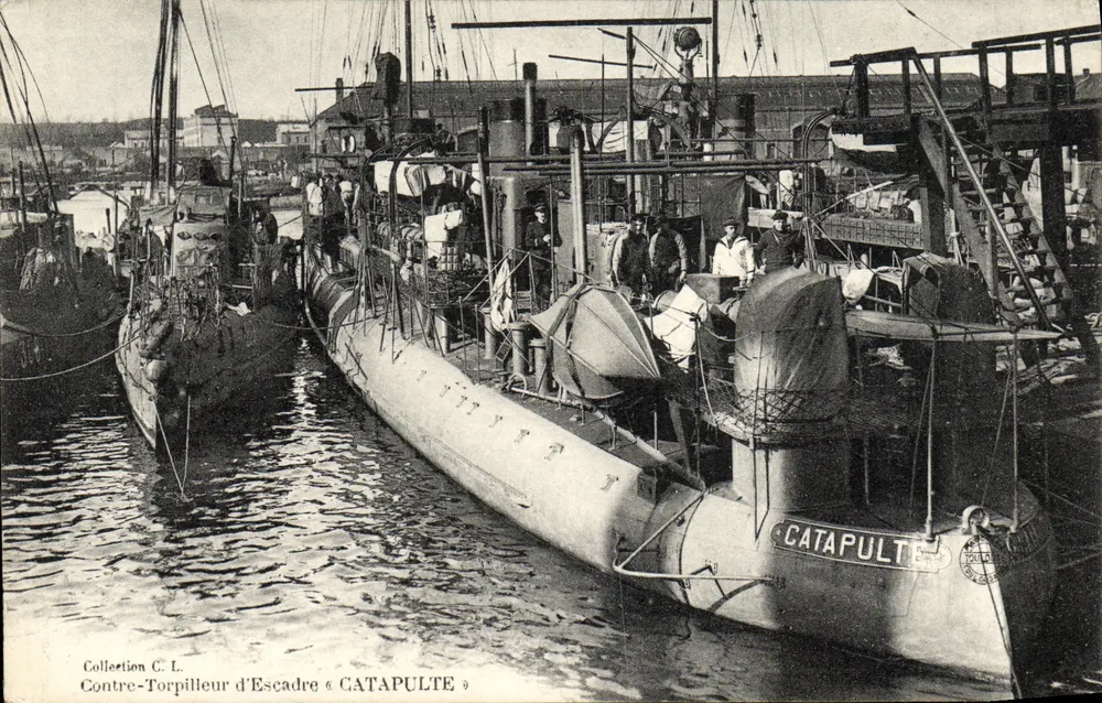 Flotillentorpedoboot « CATAPULTE » — Sammlung C. L. - Vorderseite
