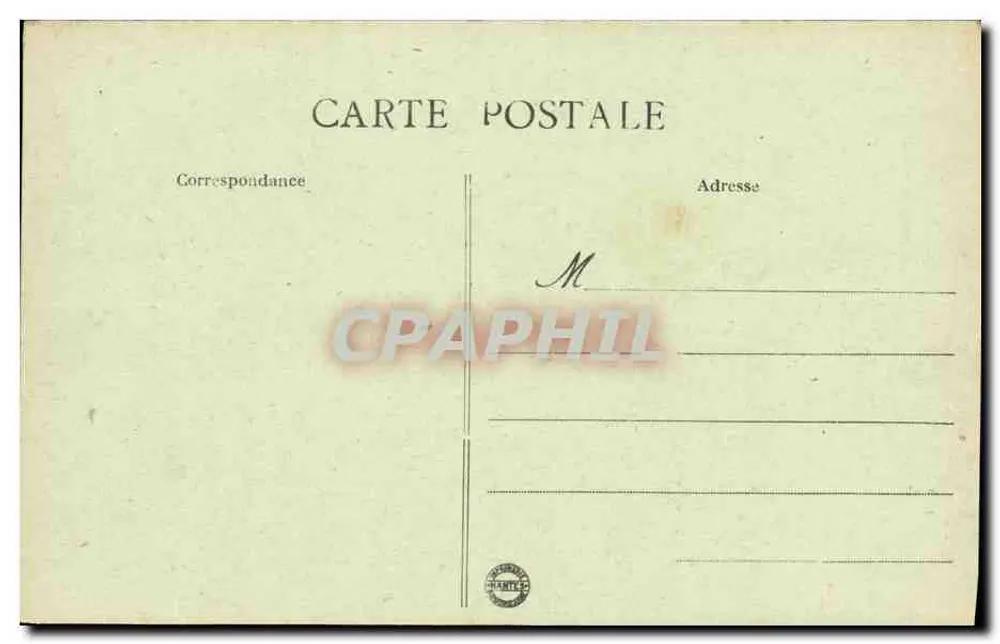 Cherbourg — Schlachtschiff 'Charles-Martel' — Sammlung C. L. - Rückseite