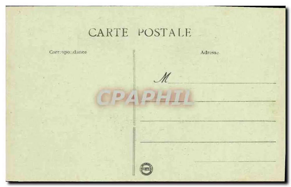 Cherbourg - Eisenklasse 'Charles-Martel' — Sammlung C. L. - Rückseite