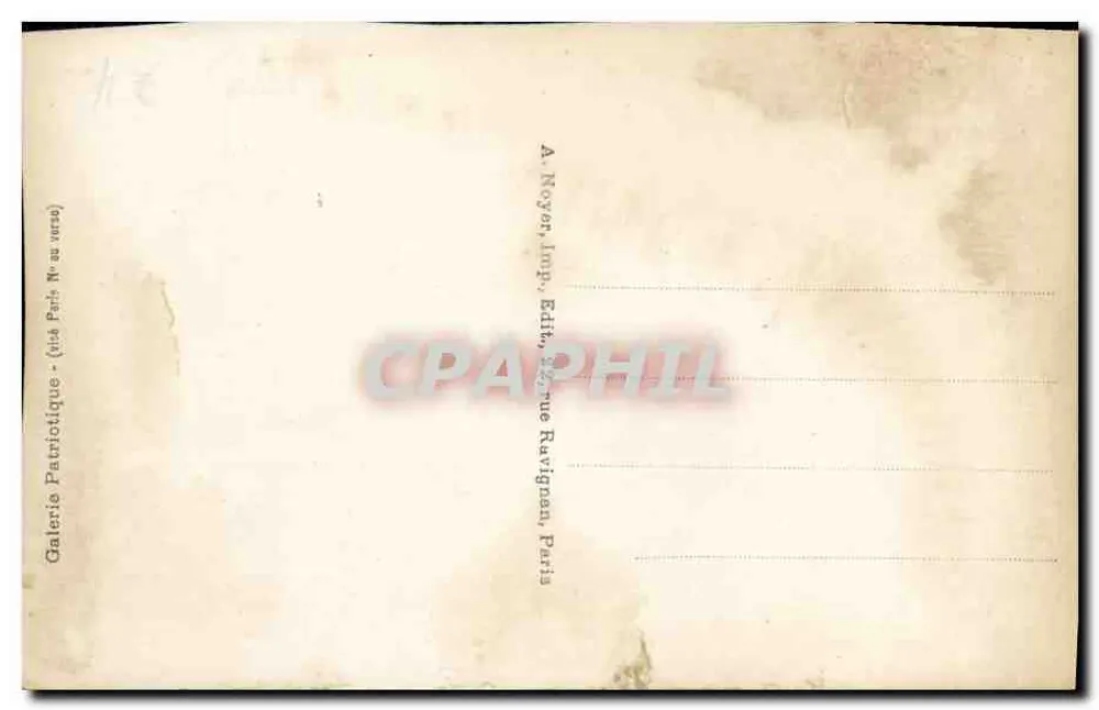 H.M.S. Leichter Kreuzer CHATHAM — Kriegsschiff auf See — Verlag S. Cribb, Southsea, n° 531 - Rückseite
