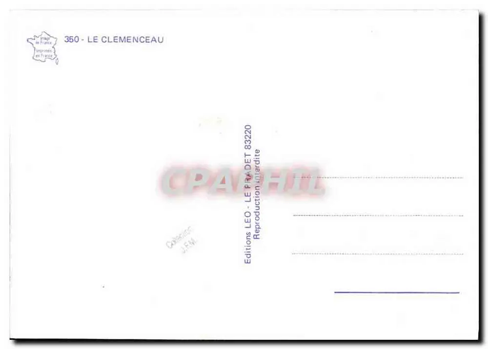 O Clemenceau — porta-aviões francês — Éditions LEO - Verso