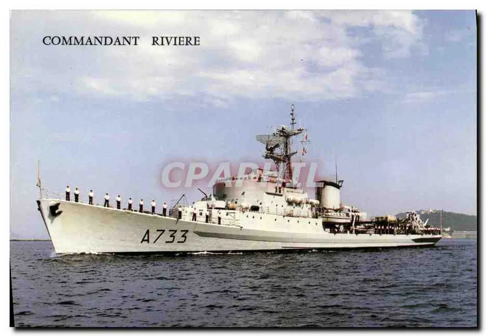 Comandante Riviere — Corveta da Marinha Nacional — Éditions Maritus BAR - Frente