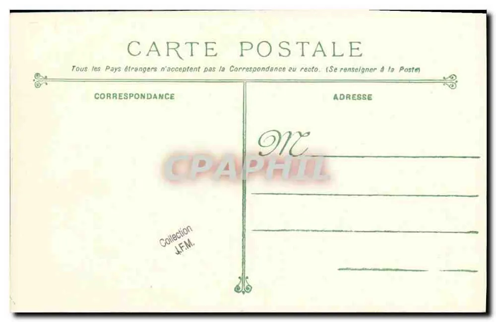 Französische Marine — Panzerkreuzer Condé — Phototypie Marius Bar, Toulouse - Rückseite