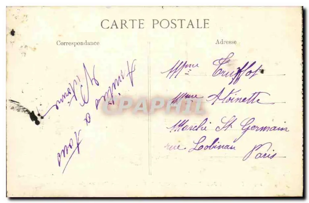 Französische Flotte — "Condorcet" — Dreadnought-Flottille, 18.318 Tonnen — Bazar Global - Rückseite