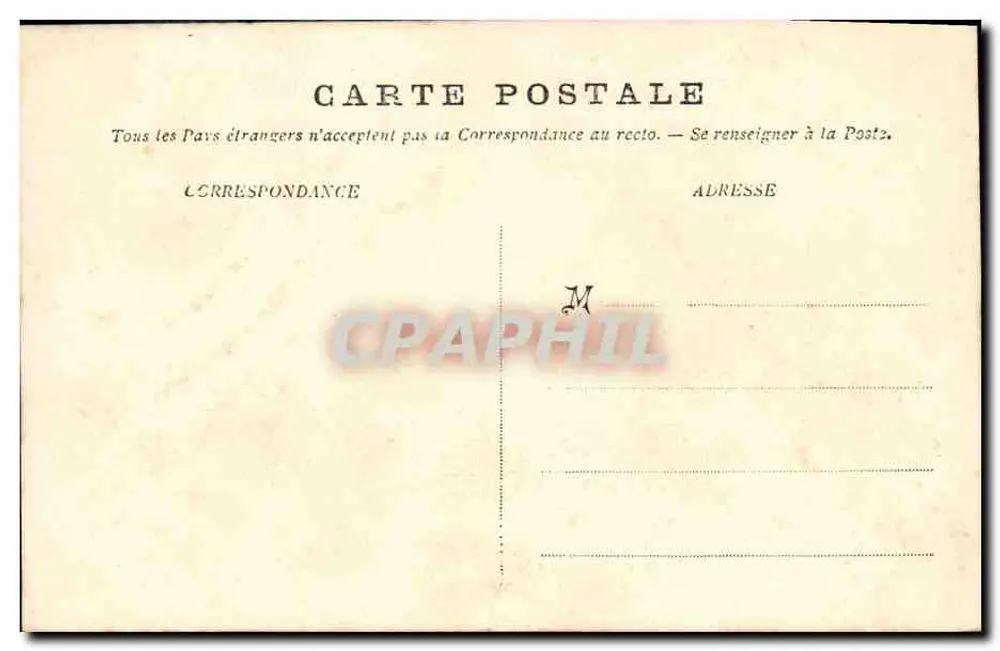 Le Courbet — navire de guerre français — éditeur Chehé G. B. P., n° 27 - Verso