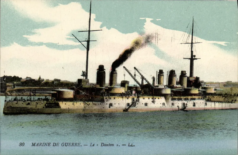 Kriegsmarine — Das « Danton » — Lévy fils, Paris - Vorderseite